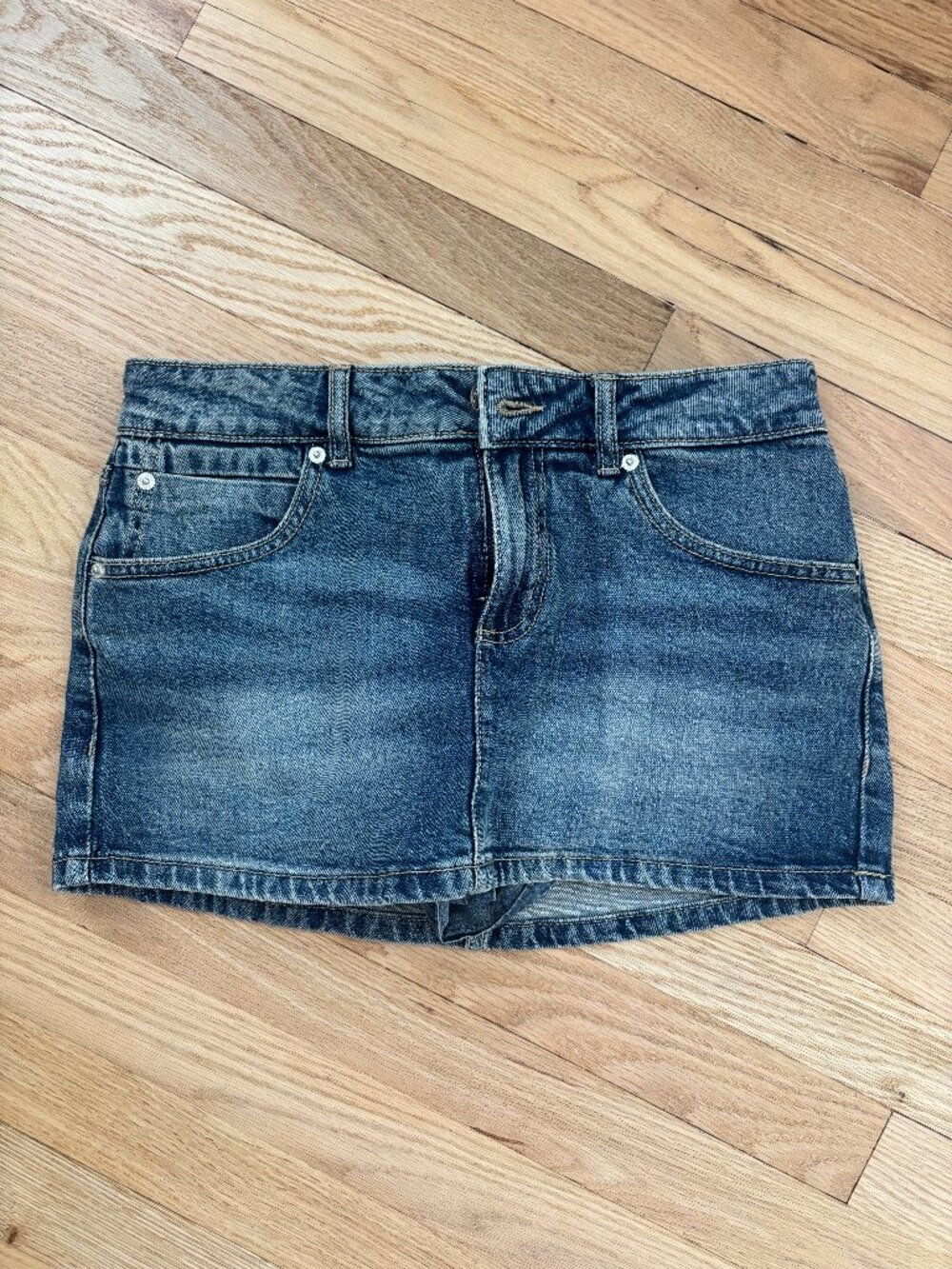 Garage Denim Skirt
